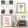 20 Gorgeous Watercolor Wall Art Free Printables- A Cultivated Nest