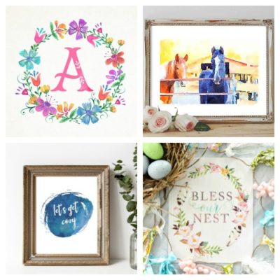 20 Gorgeous Watercolor Wall Art Free Printables- A Cultivated Nest