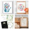 20 Gorgeous Watercolor Wall Art Free Printables- A Cultivated Nest
