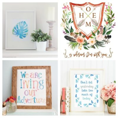 20 Gorgeous Watercolor Wall Art Free Printables- A Cultivated Nest