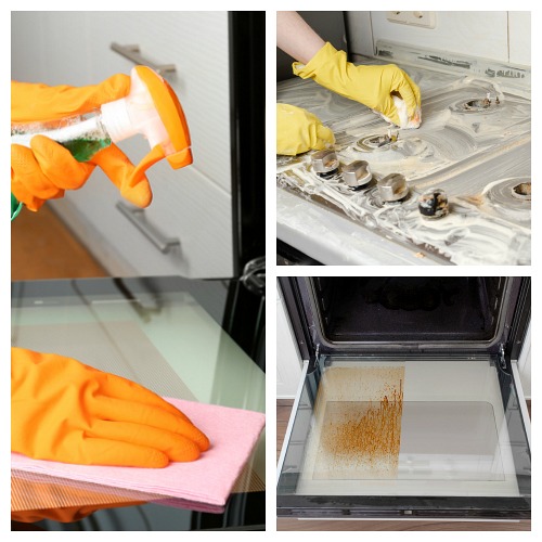The Biggest Guide to Cleaning Your Oven Easily- It's easy to get your oven clean and sparkling, if you know these oven cleaning tips, tricks, and hacks! These are the easiest ways to clean your oven! | kitchen cleaning tips, clean oven glass, clean oven racks, #cleaningTips #cleaning #ovenCleaning #ACultivatedNest