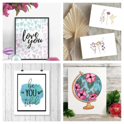 20 Gorgeous Watercolor Wall Art Free Printables- A Cultivated Nest