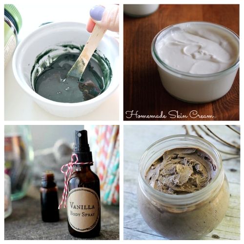 Spa Day DIY Gift Basket Ideas- You can have a luxurious DIY spa day at home with these budget-friendly DIY beauty products and beauty ideas! You'll be relaxed (and looking beautiful) in no time! | homemade beauty products, DIY beauty products, sugar scrub, bath salts, body butter, #spaDay #spaDayAtHome #DIY #homemadeBeautyProducts #ACultivatedNest