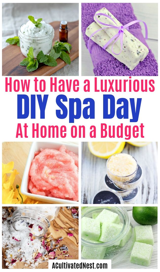 20 DIY Spa Day At Home Ideas