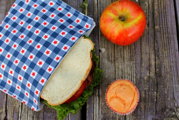 DIY Reusable Sandwich Bags- These DIY reusable sandwich bags are a super simple way to stop using plastic bags for your child's lunch. They're easy to make and very easy to clean! | #DIY #sewing #reusable #eco-friendly #ACultivatedNest