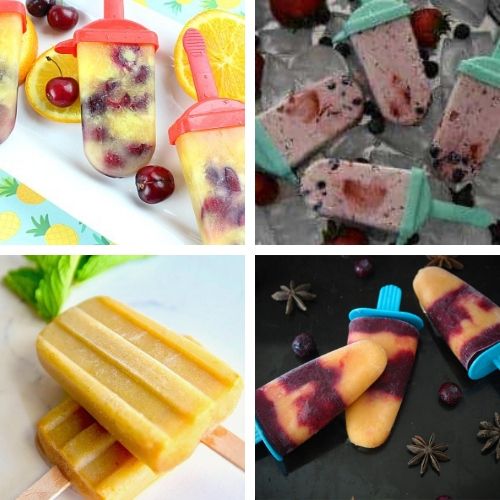 24 Homemade Fruit Popsicle Recipes- Homemade popsicles are easy to make, and so delicious! Plus, you know exactly what's in them and can control their sugar content! For some great homemade fruit popsicles to try this summer, check out these 24 recipes! | rainbow popsicles, watermelon popsicles, berry popsicles, melon popsicles, #recipe #popsicle #iceCream #dessert #ACultivatedNest