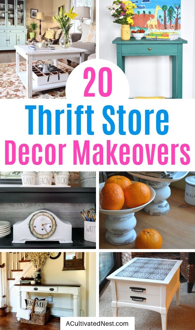 20 Fantastic Thrift Store Decor Makeovers