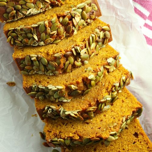 Starbucks Pumpkin Bread Copycat Recipe- Not only are pumpkins full of healthy nutrients, but they're also really tasty! This fall, try some of these pumpkin dessert recipes! | #dessert #pumpkin #recipes #pumpkinRecipes #ACultivatedNest