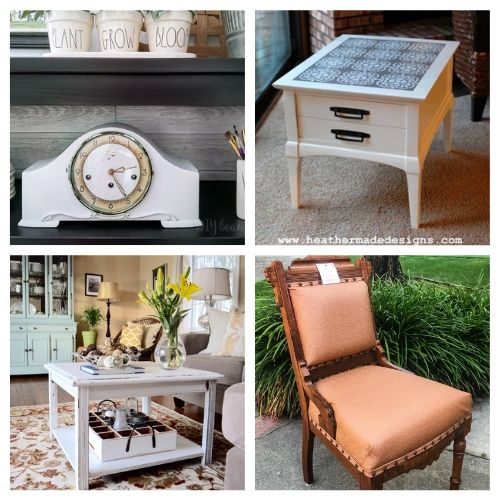 20 Fantastic Thrift Store Furniture Makeovers- Transform your space with these fantastic thrift store decor makeovers! The options are endless when it comes to upcycling furniture and other accessories! | #DIY #craft #thriftStoreMakeover #upcycle #ACultivatedNest