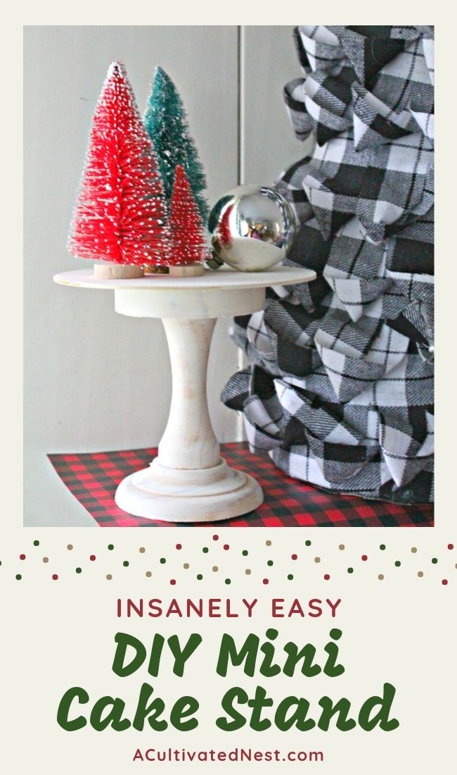 Insanely Easy DIY Mini Cake Stand