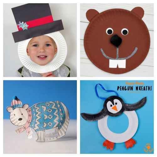 20 Adorable Paper Plate Winter Crafts for Kids- A Cultivated Nest