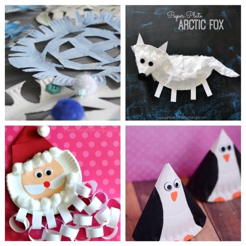 25 Easy Paper Plate Winter Crafts For Kids To Make  Winter animal crafts, Winter  crafts preschool, Winter crafts