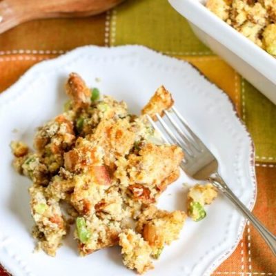 Homemade Cornbread and Sausage Stuffing