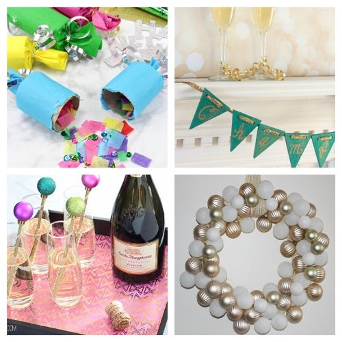 16 New Year's Eve Crafts- Celebrate the new year with these brilliant New Year's Eve DIY ideas! You'll find everything you need to host a lovely event to remember! | #NewYearsEve #DIY #craft #NewYearsDecor #ACultivatedNest