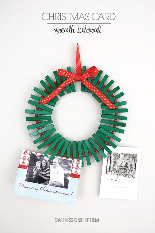 8 Christmas Card Displays Craft Ideas- Are you looking for ways to display that pile of Christmas Cards? Check out these cool Christmas card display holders! These are really great DIY Christmas projects that are suitable for people of all skill levels! | #Christmas #ChristmasCardDisplay #diy #ChristmasDecor #ACultivatedNest