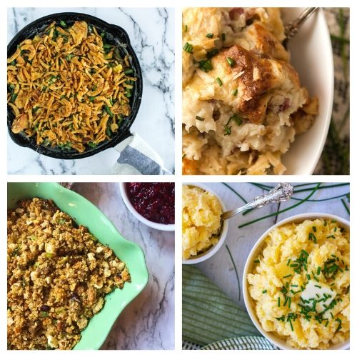 20 Delicious Christmas Dinner Side Dishes- Everyone in your family will be impressed by these delicious Christmas side dishes! They are easy to make and are sure to be a big hit! | Christmas dinner recipe, #Christmas #recipe #sideDishes #food #ACultivatedNest