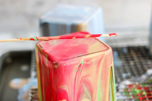 Stunning Poured Paint Votives Decor DIY- These stunning DIY poured paint votives are so easy to make and easy to customize! Add a touch of elegance to your home with this painted votives craft! | #DIY #craft #diyProject #decor #ACultivatedNest