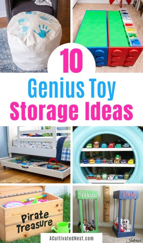 15 Creative DIY Toy Storage Ideas- A Cultivated Nest