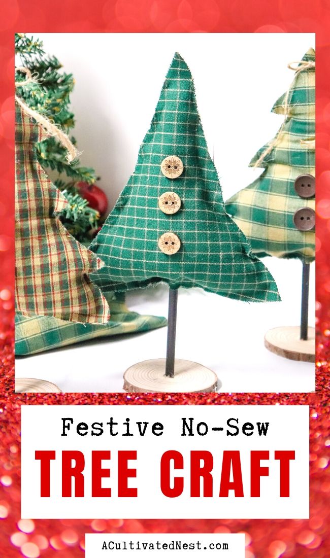 Holiday DIY: No-Sew Fleece Trees