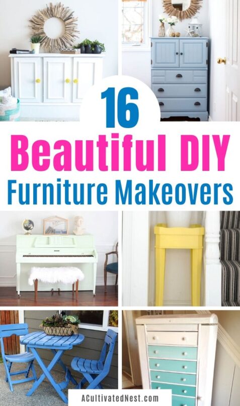 16 Inspiring DIY Furniture Makeovers- A Cultivated Nest