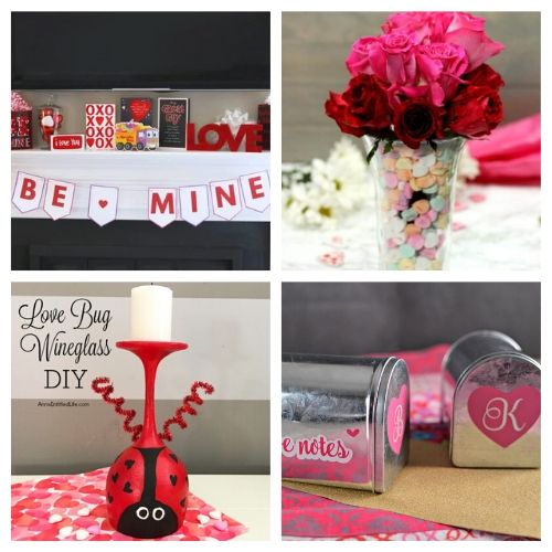 20 Valentine's Day Decoration Crafts- If you're feeling crafty, take a look at these fantastic Valentine's Day DIY decor ideas! They will make your home look lovely! | #ValentinesDay #DIY #ValentinesDayDecor #craft #ACultivatedNest