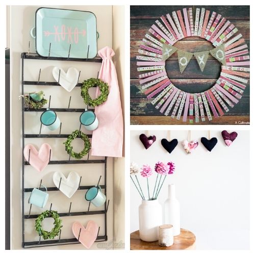 20 Fantastic Valentine's Day DIY Decor Ideas- If you're feeling crafty, take a look at these fantastic Valentine's Day DIY decor ideas! They will make your home look lovely! | #ValentinesDay #DIY #ValentinesDayDecor #craft #ACultivatedNest