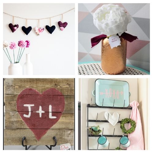 20 DIY Valentine's Day Decor Ideas- If you're feeling crafty, take a look at these fantastic Valentine's Day DIY decor ideas! They will make your home look lovely! | #ValentinesDay #DIY #ValentinesDayDecor #craft #ACultivatedNest