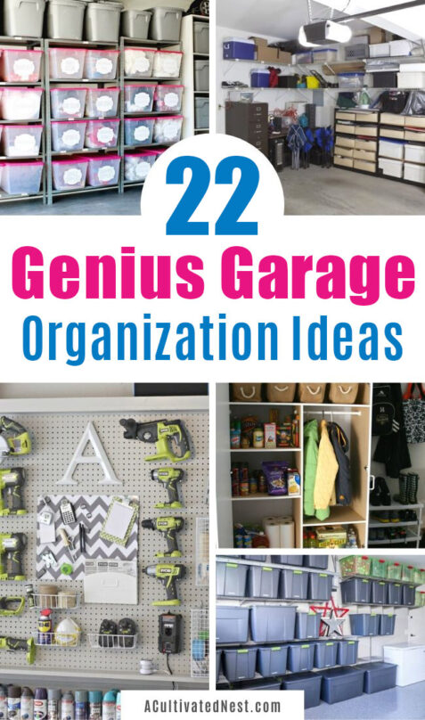 22 Brilliant Garage Organization Ideas- A Cultivated Nest