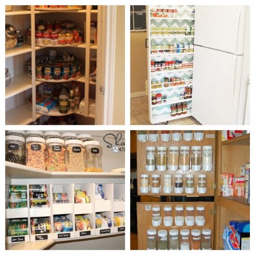 20 Creative Canned Food Organizing Ideas- Try out these creative canned food organization ideas and you will be able to store more food! Plus, you'll be able to find what you have easier! | how to organize your pantry, organize your food stockpile, #organizingTips #foodStorage #organization #pantryOrganization #ACultivatedNest