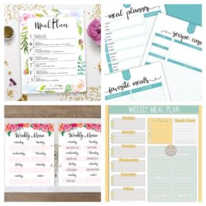 20 Free Printable Meal Planners- A Cultivated Nest