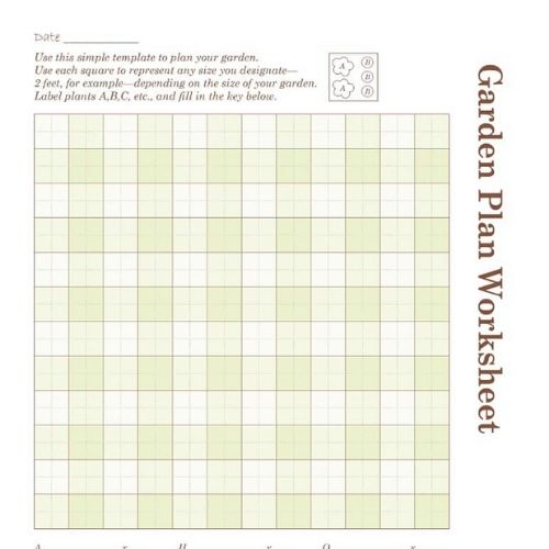 vegetable garden layout template