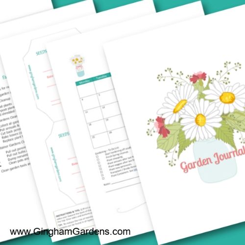 10 Garden Planner Free Printables- These free printable garden planners will help you plan your best garden ever! Whether you're growing vegetables or flowers, they're sure to help! | #gardening #gardenPlanner #gardeningTips #vegetableGarden #ACultivatedNest