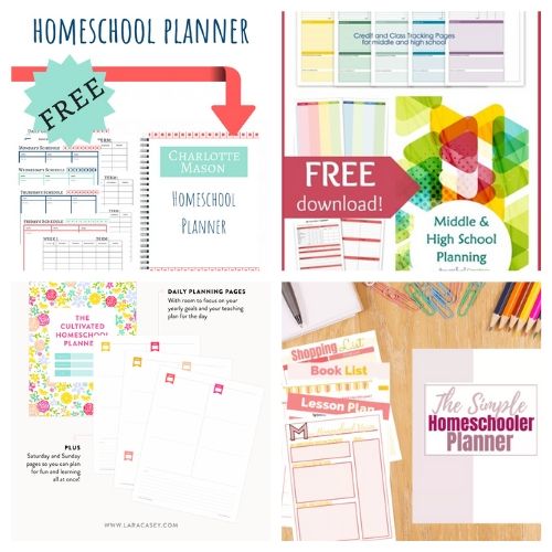 20 Free Printable Planners for Your Homeschool- These free printable homeschool planners are a wonderful way to get organized and prepared. They're perfect for homeschooling on a budget! | #freePrintable #freePrintable #homeschooling #homeschoolPlanner #ACultivatedNest