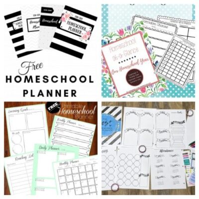 20 Free Printable Homeschool Planners