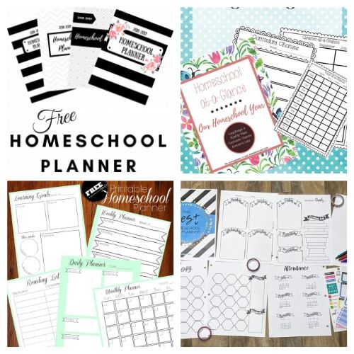 20 Free Printable Homeschool Planners