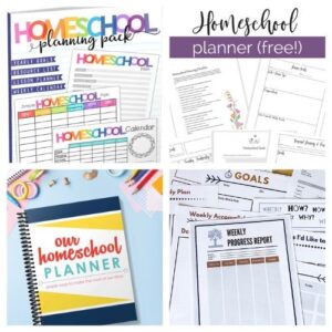 20 Free Printable Homeschool Planners