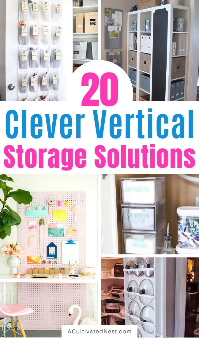 20 Clever Vertical Storage Solutions