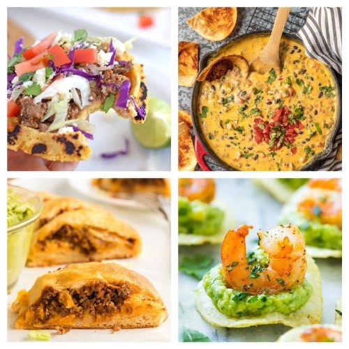 20 Mexcian Food Party Appetizers- If you're hosting a Cinco de Mayo party, you have to check out these 20 delicious Cinco de Mayo appetizer recipes! They're so easy to make! | #cincoDeMayo #appetizer #recipe #appertizerRecipes #ACultivatedNest