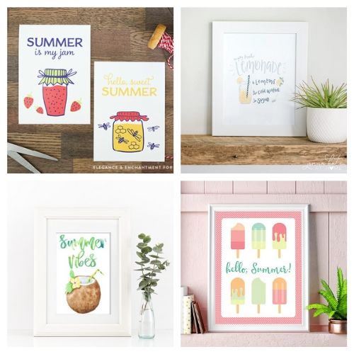 20 Free Wall Art Printables for Summer- Use these free summer wall art printables to add some summer style to your home's decor on a budget! These adorable free printables are just what you need! | #freePrintables #printables #summer #wallArt #ACultivatedNest