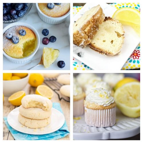 20 Incredible Lemon Desserts- When you sink your teeth into these incredible lemon dessert recipes you will be amazed! The flavors are so deliciously bright and refreshing! | summer lemon recipes, citrus recipes, citrus desserts, #lemon #recipe #dessert #dessertRecipe #ACultivatedNest