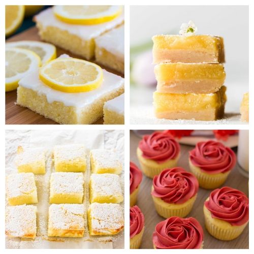 20 Incredible Lemon Treat Recipes- When you sink your teeth into these incredible lemon dessert recipes you will be amazed! The flavors are so deliciously bright and refreshing! | summer lemon recipes, citrus recipes, citrus desserts, #lemon #recipe #dessert #dessertRecipe #ACultivatedNest