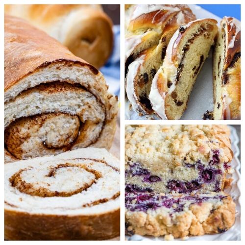 20 Delicious Homemade Bread Recipes- These delicious homemade bread recipes are so easy to make and will win over a crowd in minutes. Bake them for any occasion and enjoy with a smile! | baked goods, baking recipes, homemade sandwich bread, homemade dessert bread, #homemade #bread #baking #recipe #ACultivatedNest