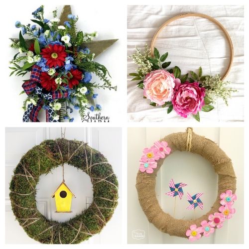 20 Beautiful Summer Wreath Decor Projects- Learn how to make these beautiful DIY summer wreaths! They are all gorgeous and a great way to add some summery style to your space! | #diyWreaths #wreaths #DIY #summerDecor #ACultivatedNest