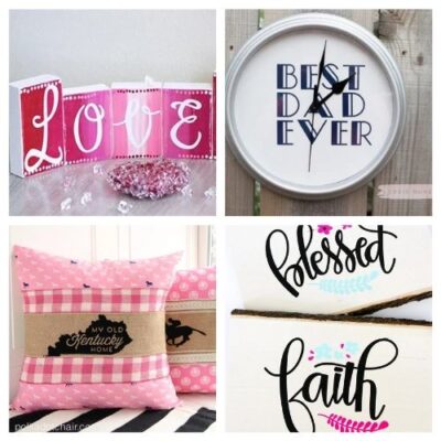 The 20 Best Cricut DIY Decor Projects - A Cultivated Nest