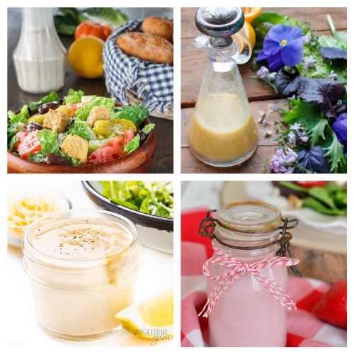 20 Drool-Worthy DIY Salad Dressings- Making your own salad dressing is an easy way to add healthy flavor to your favorite salads! For inspiration, check out these drool-worthy homemade salad dressings! | DIY salad dressing, #homemadeSaladDressing #diySaladDressing #recipe #homemade #ACultivatedNest