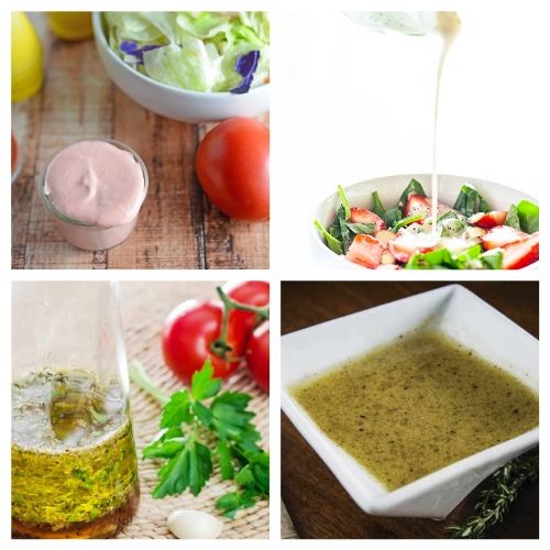 20 Homemade Salad Dressing Recipes- Making your own salad dressing is an easy way to add healthy flavor to your favorite salads! For inspiration, check out these drool-worthy homemade salad dressings! | DIY salad dressing, #homemadeSaladDressing #diySaladDressing #recipe #homemade #ACultivatedNest