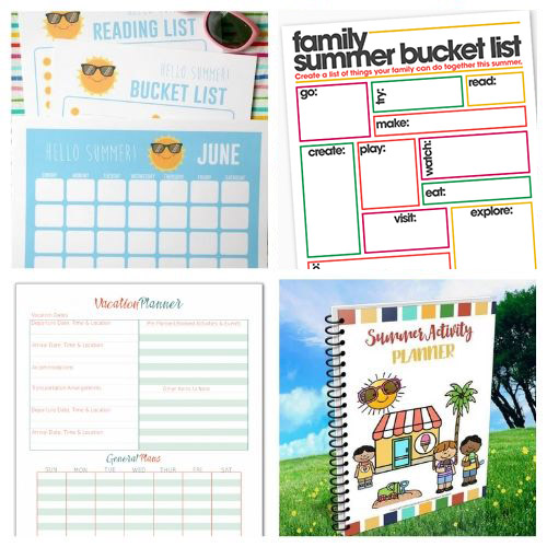 20 Free Summer Planner Printables- Plan for the best summer ever with this list of free printable summer planners! Use them to organize your days so you'll have plenty of time for summer fun! | #planner #freePrintable #summer #freePrintables #ACultivatedNest