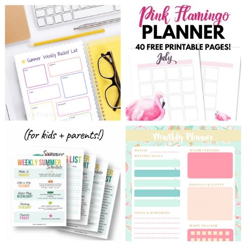 20 Free Summer Planner Printables- Plan for the best summer ever with this list of free printable summer planners! Use them to organize your days so you'll have plenty of time for summer fun! | #planner #freePrintable #summer #freePrintables #ACultivatedNest