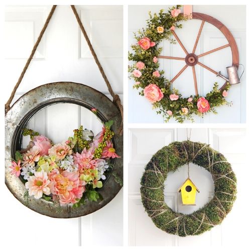 20 Beautiful DIY Summer Wreaths- Learn how to make these beautiful DIY summer wreaths! They are all gorgeous and a great way to add some summery style to your space! | #diyWreaths #wreaths #DIY #summerDecor #ACultivatedNest