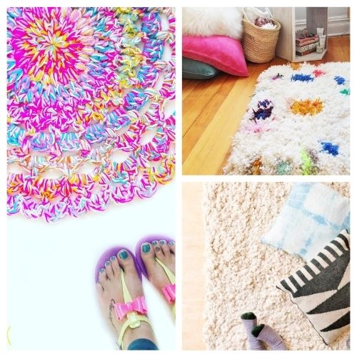 Make Your Own Woven Rag Rug - A Beautiful Mess